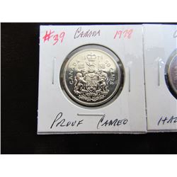 1978 (1952 - 2002) PROOF CANADA HALF DOLLARS