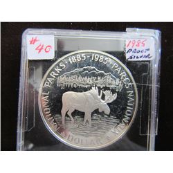 1985 PROOF CASED CANADA SILVER DOLLAR