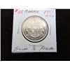 Image 1 : 1953 NO SHOULDER STRAP CANADA SILVER HALF DOLLAR