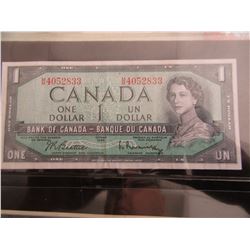 1954 - 1967 CENTENNIAL NOT SERIAL NUMBER, 1973 LAST OF CANADA $1 BILLS
