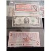 Image 4 : STOCK SHEET LAST OF CANADA & USA $2 BILLS