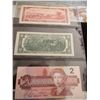Image 5 : STOCK SHEET LAST OF CANADA & USA $2 BILLS