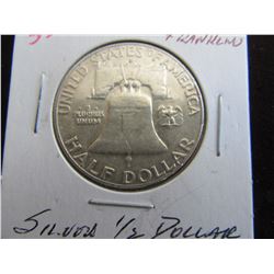 1963 FRANKLIN USA SILVER HALF DOLLAR