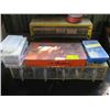 Image 1 : A LOT OF ASSORTED FITTINGS, SMALL CASES, STORAGE COMPARTMENTS ETC.