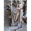 Image 1 : A LOT OF SHOVELS, BROOM, RAKE ETC.