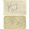 Image 1 : Johnny Cash and the Everly Brothers Autographs 