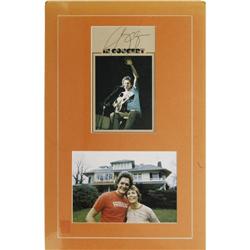 Harry Chapin Autograph with Photo 