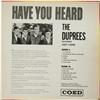 Image 2 : Duprees "Have You Heard" LP Coed 906 Mono (1963) 