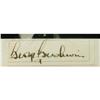Image 2 : George and Ira Gershwin Framed Signatures 