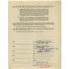 Image 2 : Bill Haley and Johnny Montana Signed Contract. 