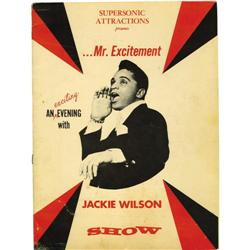 Jackie Wilson Signed Program Book 