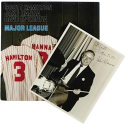 Jake Hanna Signed Record and Photo Group 