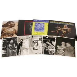 Classic Jazz Signed Record and Photo Group 