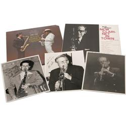 Bob Wilber Signed Record and Photo Group 