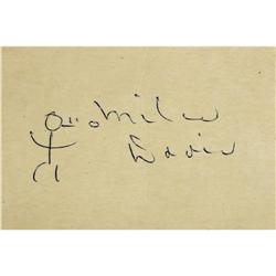 Royal Chicken Roost Photo Holder Signed by Davis 