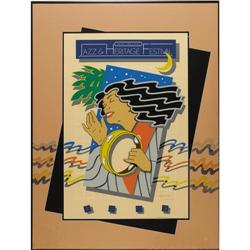 1983 New Orleans Jazz Festival Limited Edition P 