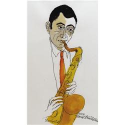 Stan Getz Watercolor Portrait 
