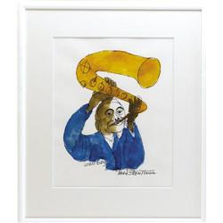 Lester Young Watercolor Portrait 