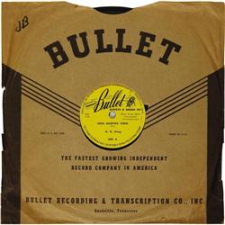 B.B. King "Miss Martha King" 78 Bullet 309, 1949 