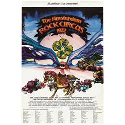 The Amsterdam Rock Circus Concert Poster (1972) 
