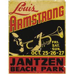 Louis Armstrong Jantzen Beach Park Poster (1946) 