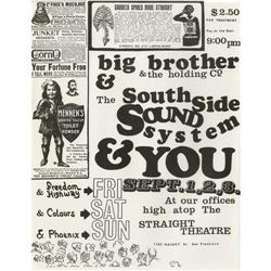Big Brother And The Holding Company Handbill 