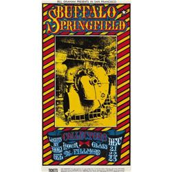 Buffalo Springfield "Kelly" Fillmore Concert Pos 
