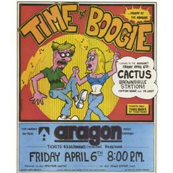 Cactus/Brownsville Station Aragon Concert Poster 