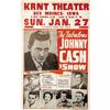 Image 1 : Johnny Cash Roadshow Concert Poster (1963) The l 