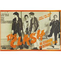 The Clash French Tour Concert Poster (CBS/Sony) 
