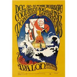 Country Joe & the Fish New Year's Poster (1966) 