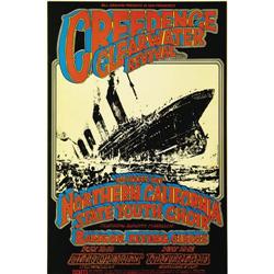 Creedence Clearwater Revival Fillmore W. Poster 
