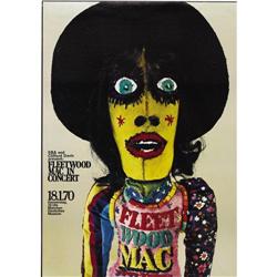 Fleetwood Mac Munich Concert Poster (1970) 