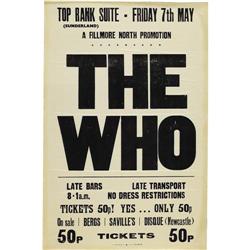 The Who Top Rank Suite Concert Poster (1971) Thi 
