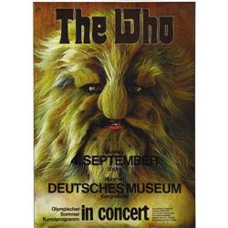 The Who "Wolf Man" Munich Concert Poster (1972) 