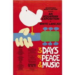 Woodstock Festival Original Poster (1969) 