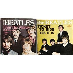 Beatles Picture Sleeves Group of 2 (Capitol, 196 