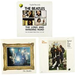 Beatles 45 Picture Sleeve Group of 3 (1967-70). 