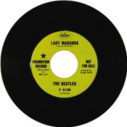 Beatles "Lady Madonna" Promo 45 Capitol 2138 (19 