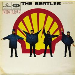 Beatles "Help!" Shell Cover Parlophone 4257 Ster 