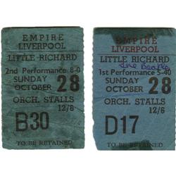Beatles/Little Richard Concert Tickets 
