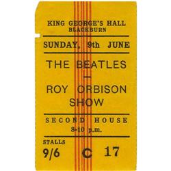 Beatles/Roy Orbison Concert Stub 