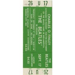 Beatles Atlanta Stadium Concert Ticket 