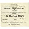 Image 1 : Beatles Newcastle Concert Ticket Stub 