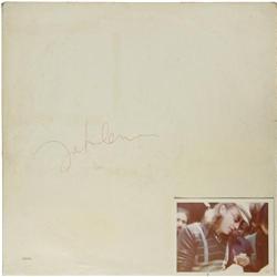 John Lennon Signed White Album Cover 