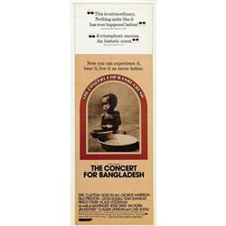 The Concert For Bangladesh Movie Insert Poster 