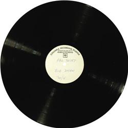 Bob Dylan "Dylan" LP Acetate Columbia 32747 (197 