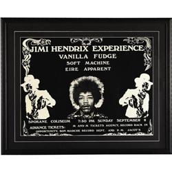 Jimi Hendrix Experience Spokane Coliseum Poster 