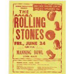 Rolling Stones Manning Bowl Concert Handbill 