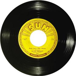 Elvis Presley "Baby Let's Play House" 45 Sun 217 
